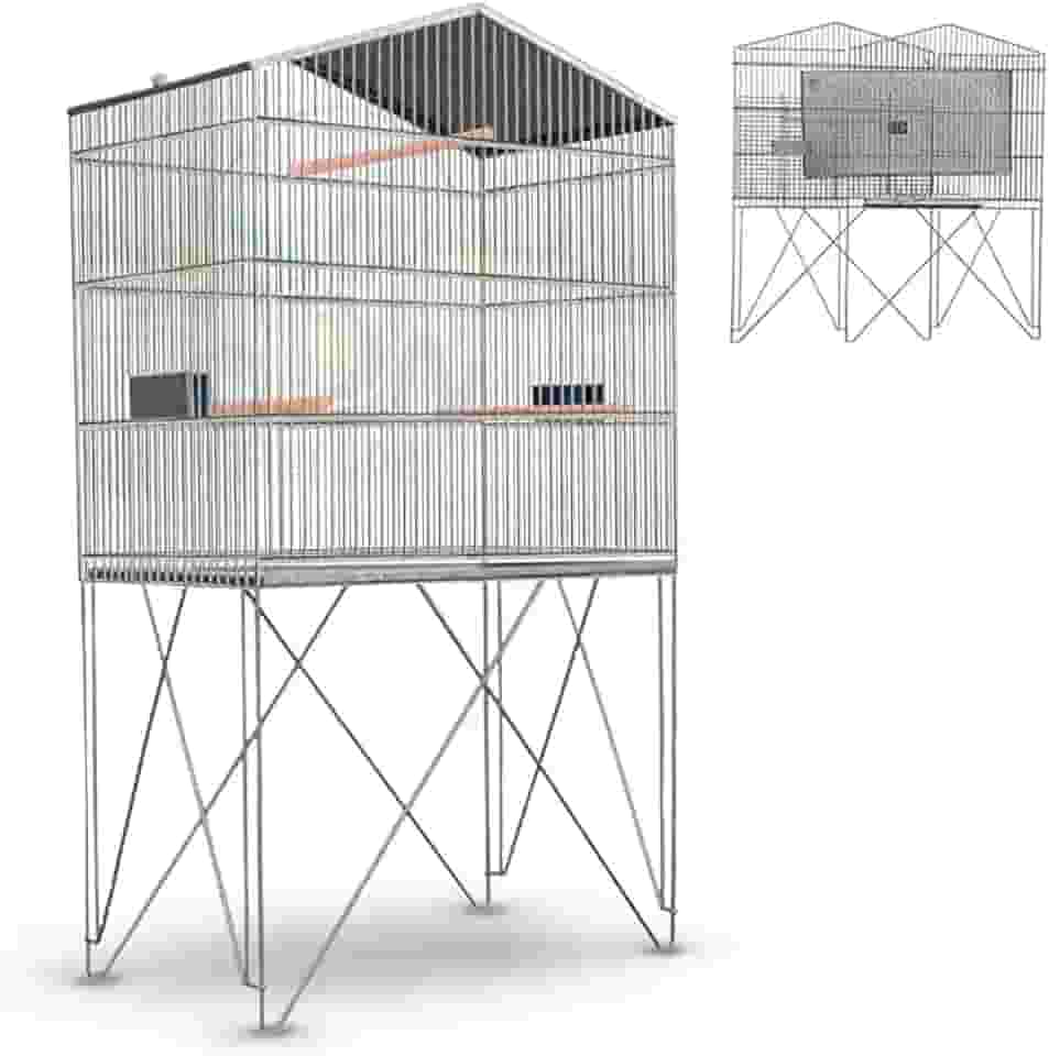 Gaiola Viveiro Calopsita Ringneck Periquito Malha-fina Aves