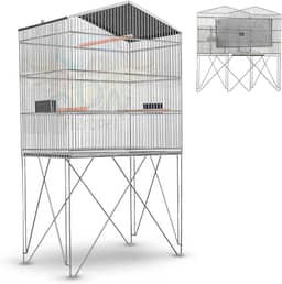 Gaiola Viveiro Calopsita Ringneck Periquito Malha-fina Aves