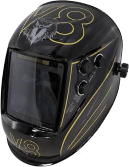 Máscara Solda Escurecimento Automático Profissional 8K V8 Brasil