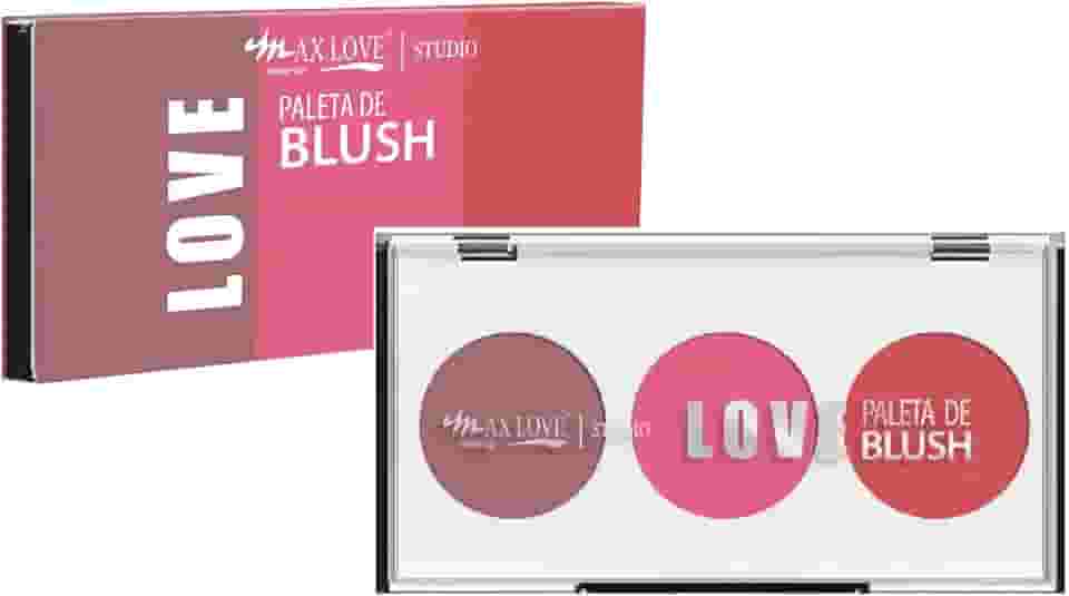 Paleta De Blush Trio, Max Love - Cor: 1