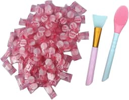 30un Máscara Descartável Desidratada e Pincel Limpeza Facial