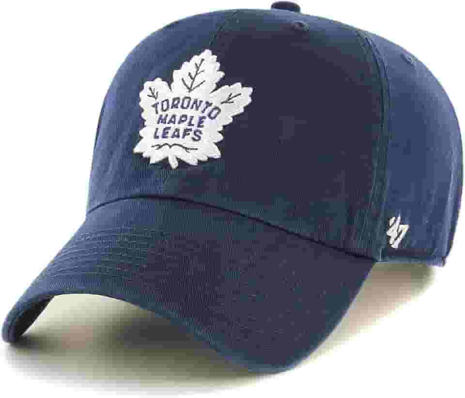 Boné ajustável da marca 47 - Clean UP Toronto Maple Leafs azul-marinho, azul, tamanho único