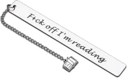 Marcadores de livros engraçados para quem ama livros, ele e ela, artigos de romance sombrio para ler mulheres e meninas, marcadores de livro obscuros para mulheres, homens e amigos, meias para o dia