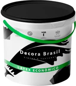 Tinta Látex Econômica Acrílica Base Água Para Parede Fosca (Branco Gelo, 14L)