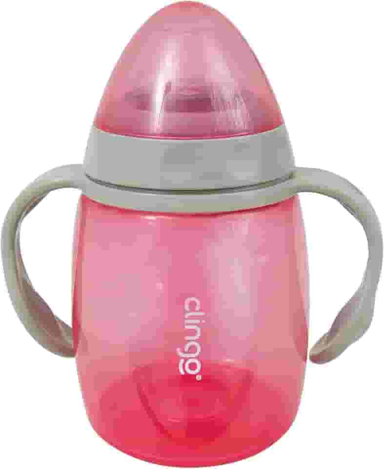 Copo Com Alças E Bico Em Silicone Colors Rosa, Clingo, Rosa