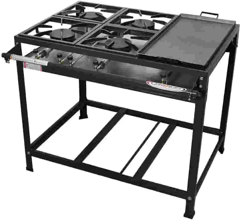 Fogão 4 Bocas com Chapa Alta Pressão Linha Prime Itajobi