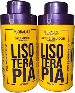 Kit Lisoterapia Liso Extremo – Shampoo e Condicionador Hidratante Pós-Progressiva 500mL