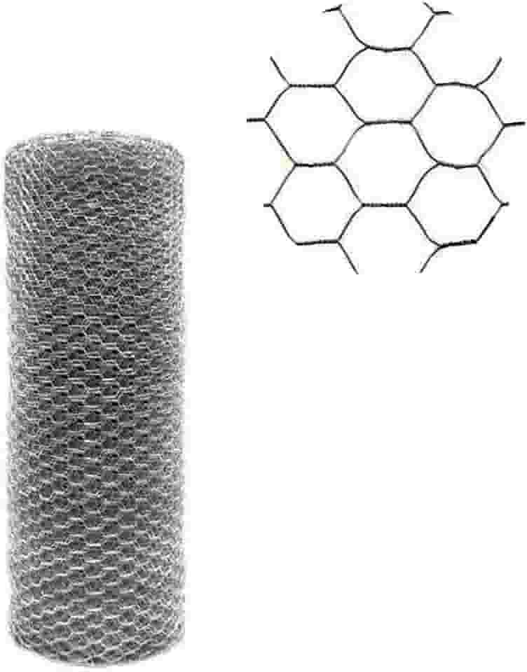 Tela metálica para galinheiro fio 23 BWG x 1,5 m rolo com 50 metros - Morlan
