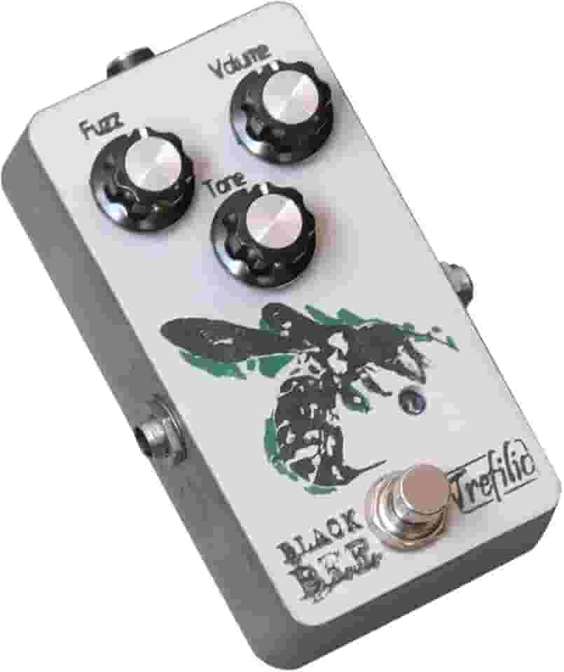 Pedal para guitarra Fuzz Black Bee Trefilio handmade