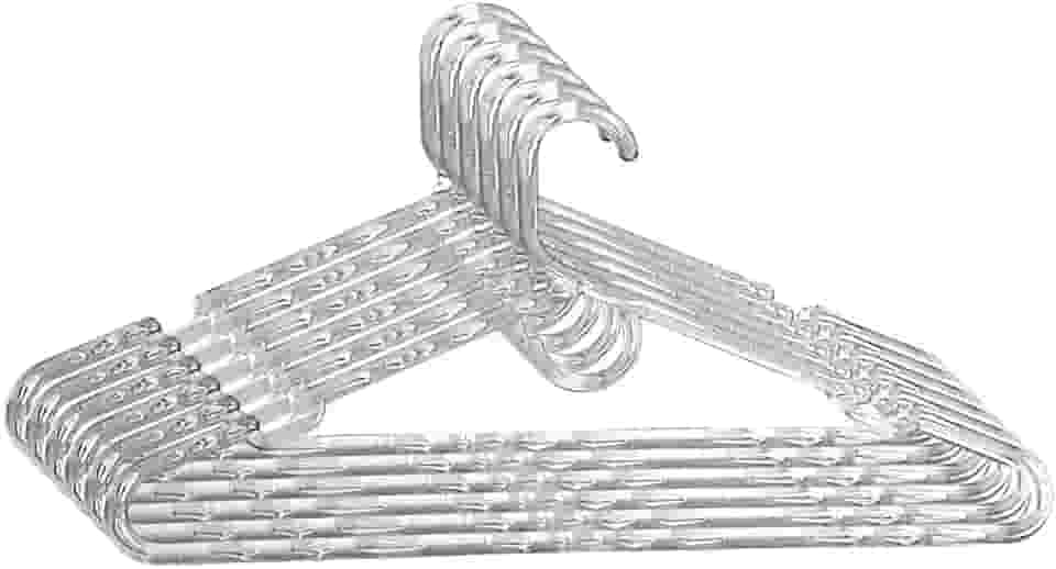 CABIDE SUPER RESISTENTE TRANSPARENTE KIT COM 6 UNIDADES POLICARBONATO ADULTO