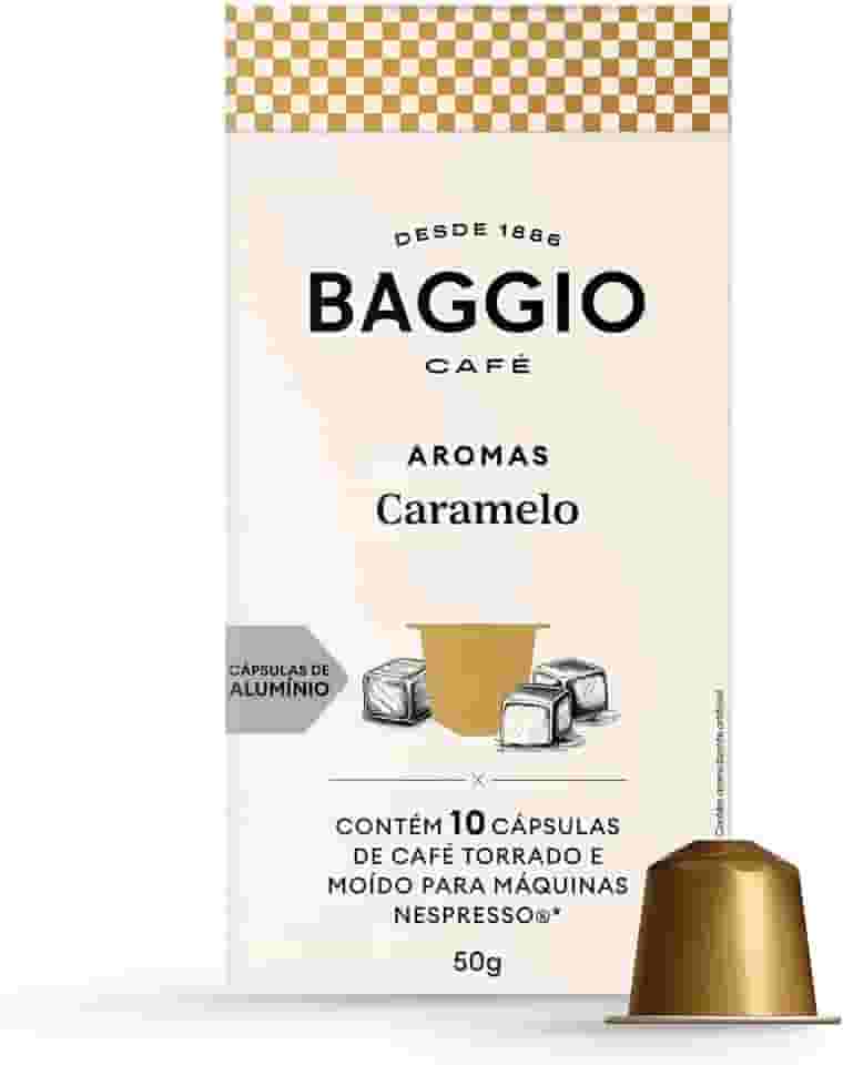 Baggio Café Cápsulas De Café Aroma Caramelo Compatível Com Nespresso Contém 10 Cápsulas