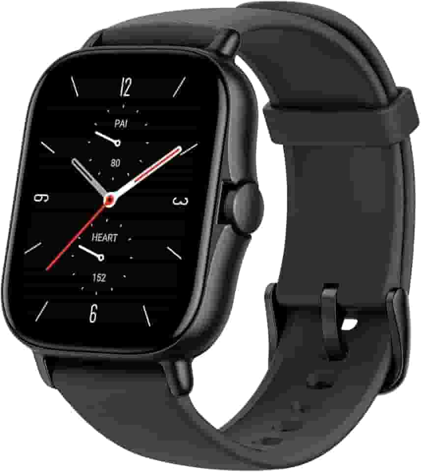 Amazfit GTS 2 new Smart Watch for Women, Amazon Alexa Built-in, with GPS, Bluetooth Call & Text, 90 Sports Modes 50M Water Watch (gts2 new black)