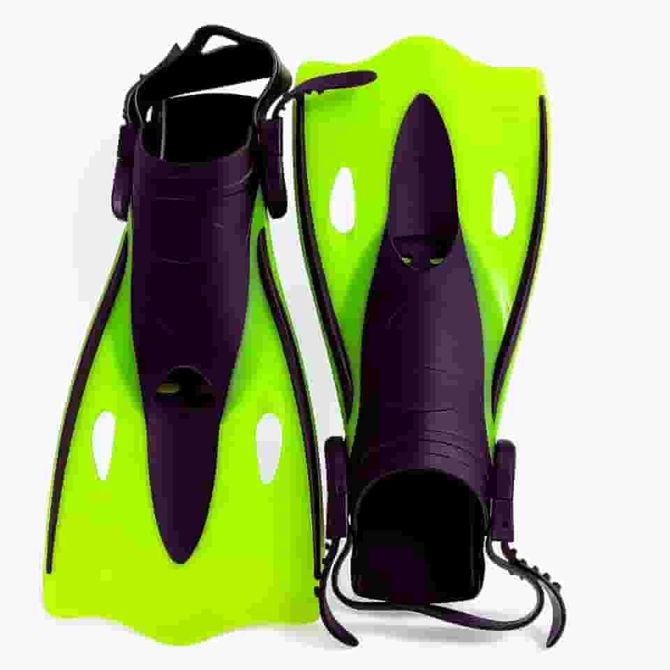 Pé de Pato para Natação e Nadadeira de Mergulho Ajustável e Durável (até 36)