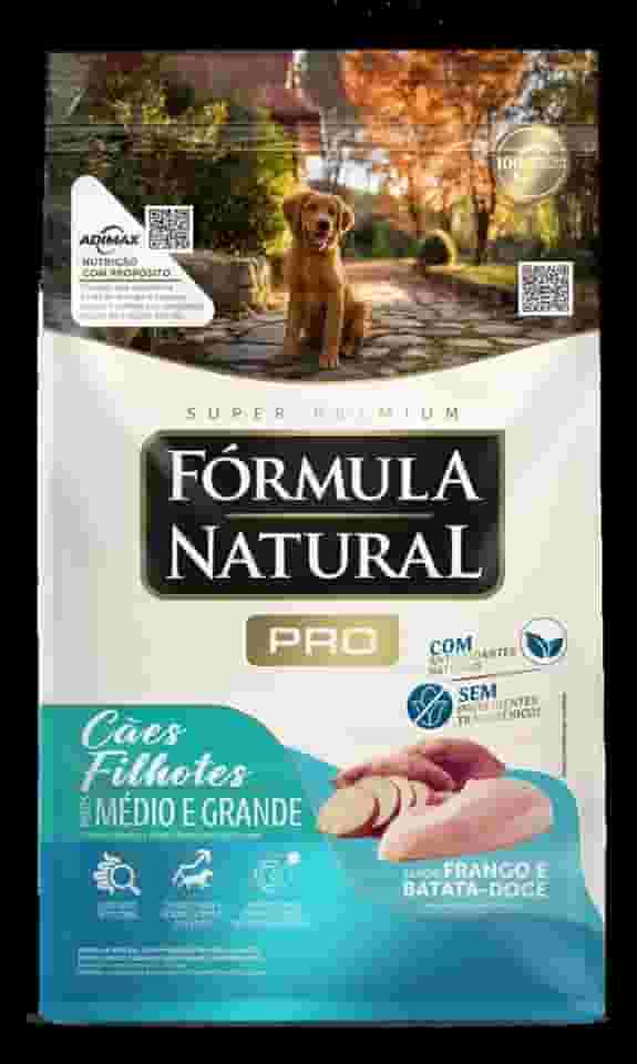 Adimax Ração Formula Natural Pro Filhote Raca Med Grd 15Kg