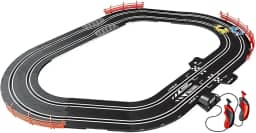 Auto Pista Turbo Run Cicuito 3 Formatos com 2 Carrinhos, DM Toys