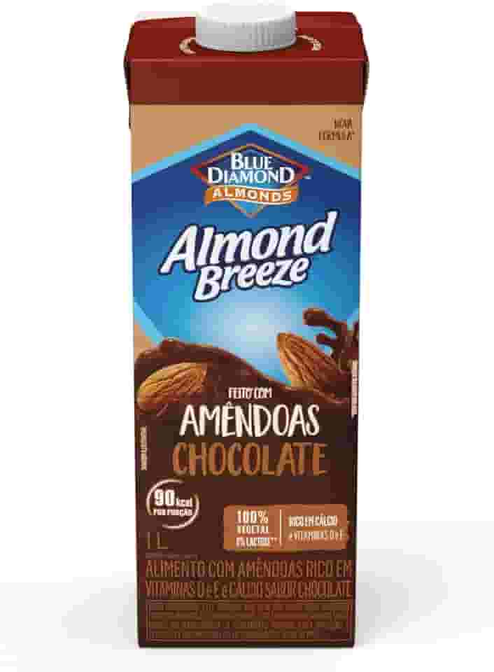 Piracanjuba Almond Breeze Alimento Com Amêndoas Rico Em Vitamina E E D E Cálcio Sabor Chocolate - 1L