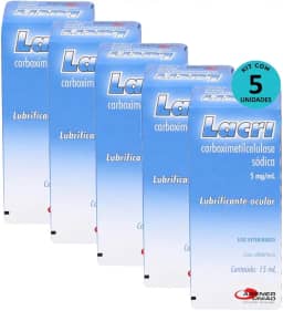 Kit 5 Colírio Lacri Agener 15ml