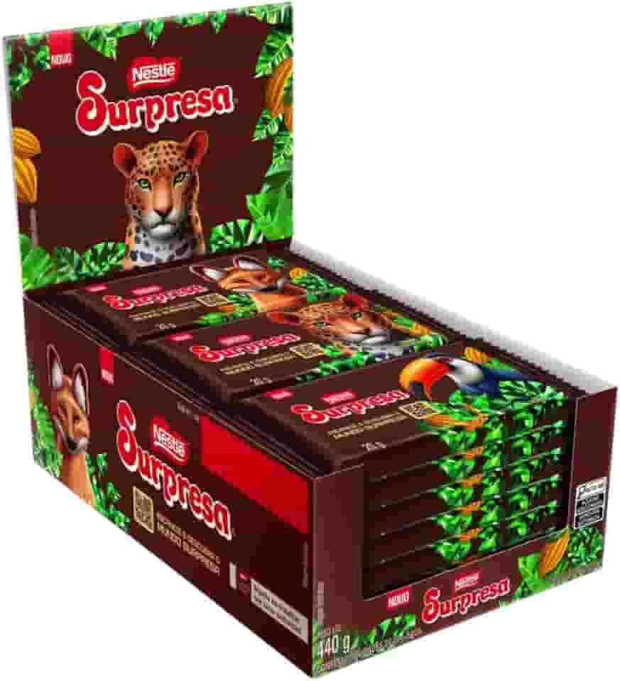 Chocolate Surpresa Nestlé Caixa 22 Tabletes De 20g
