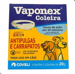 Coveli Coleira Vaponex Para Cães