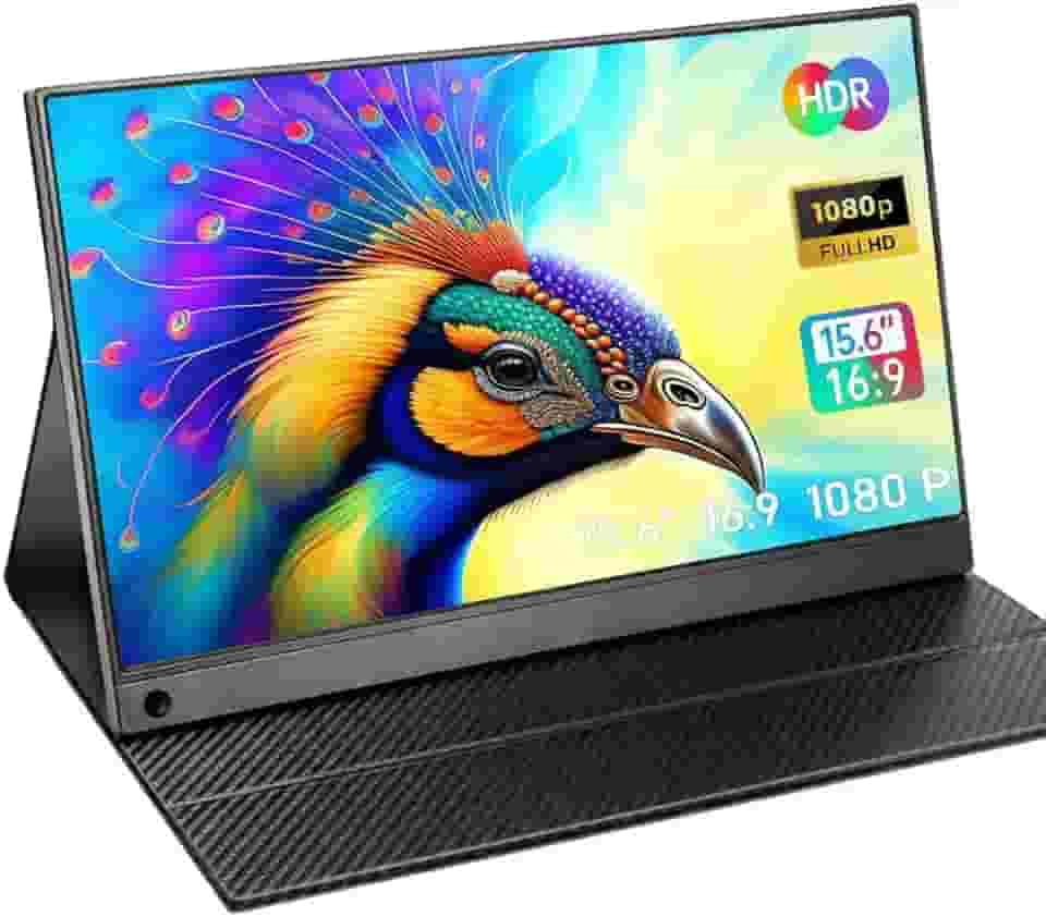 Monitor Portatil, Extensor de Tela para Notebook, Monitor Segunda Tela para Notebook, Compatível com laptops, Computadores Desktop, Celulares e Consoles de Jogos