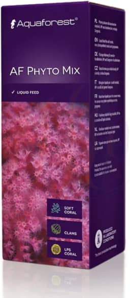 Aquaforest AF Phyto Mix 250ml - Alimento Líquido para Aquário - Mistura - Alimentação de Corais Moles, Gorgónias e Corais Não-Fotossintéticos - Uso em Aquário - 0.25kg