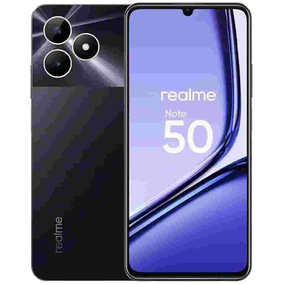 Realme Note 50-128GB - 4GB Ram - Câmera 13MP - Bateria 5000mAh - Tela de 6,74'' - Preto