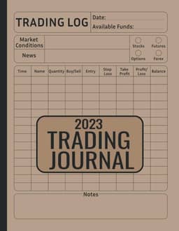 2023 Trading Journal: Caderno de registro de negociação de ações e diário de investimentos