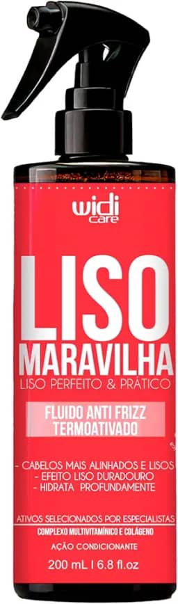 Widi Care Finalizador Fluido Anti Frizz Termoativado Liso Maravilha 200ml