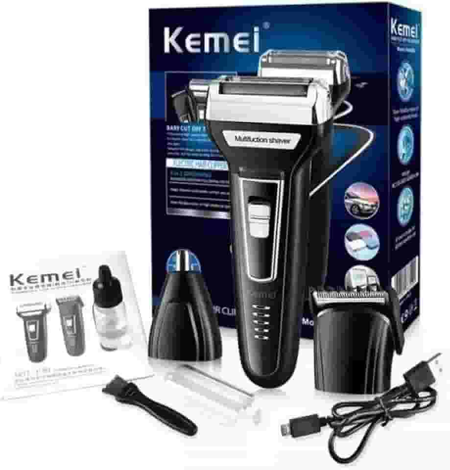 Maquina De Corte 3 Em 1 Kemei Shaver km-6558