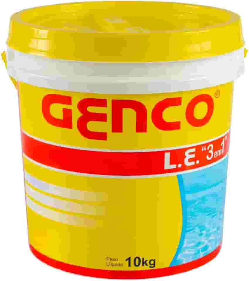 Cloro Granulado 10Kg Genco 3 em 1 para Piscinas – Limpeza e Clareamento