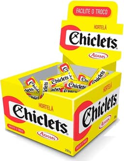 Chiclete Caixinha Chiclets Hortelã C/100 - Adams