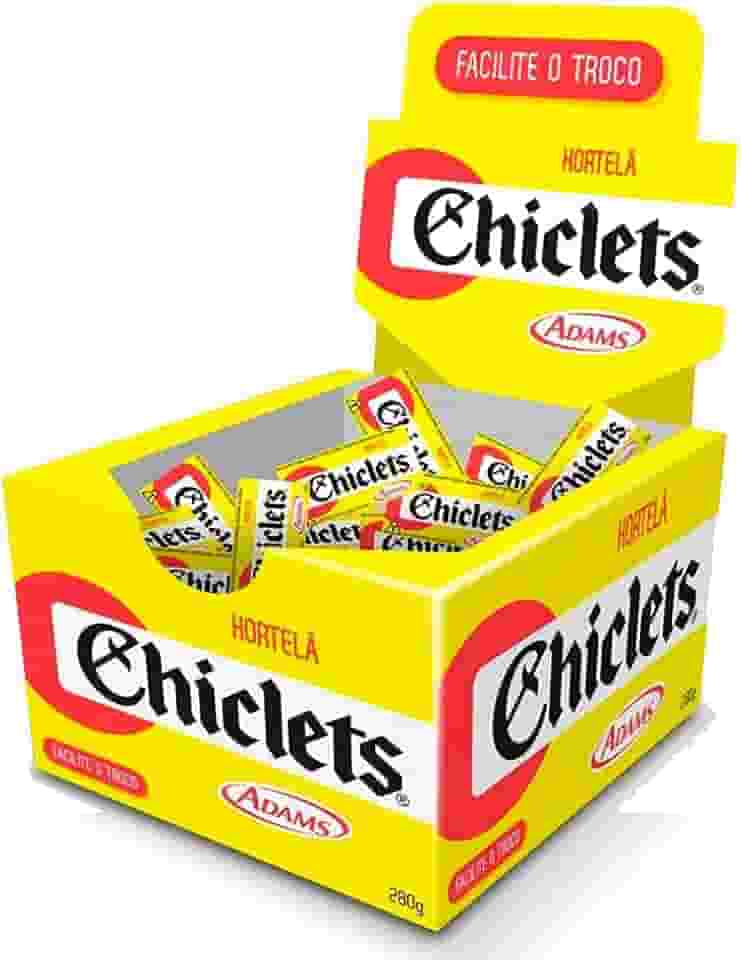 Chiclete Caixinha Chiclets Hortelã C/100 - Adams