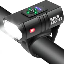 Lanterna Bike Farol Luz de Bicicleta com 2 Led T6 Potente Recarregável USB 6 Modos de Iluminação a Prova da Água Acessorios Bicicleta Ciclismo Sinalizador Luz Dianteira