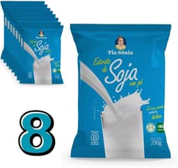 Tia Sônia, Kit Extrato Leite de Soja Pó Solúvel 200g cada Tia Sônia