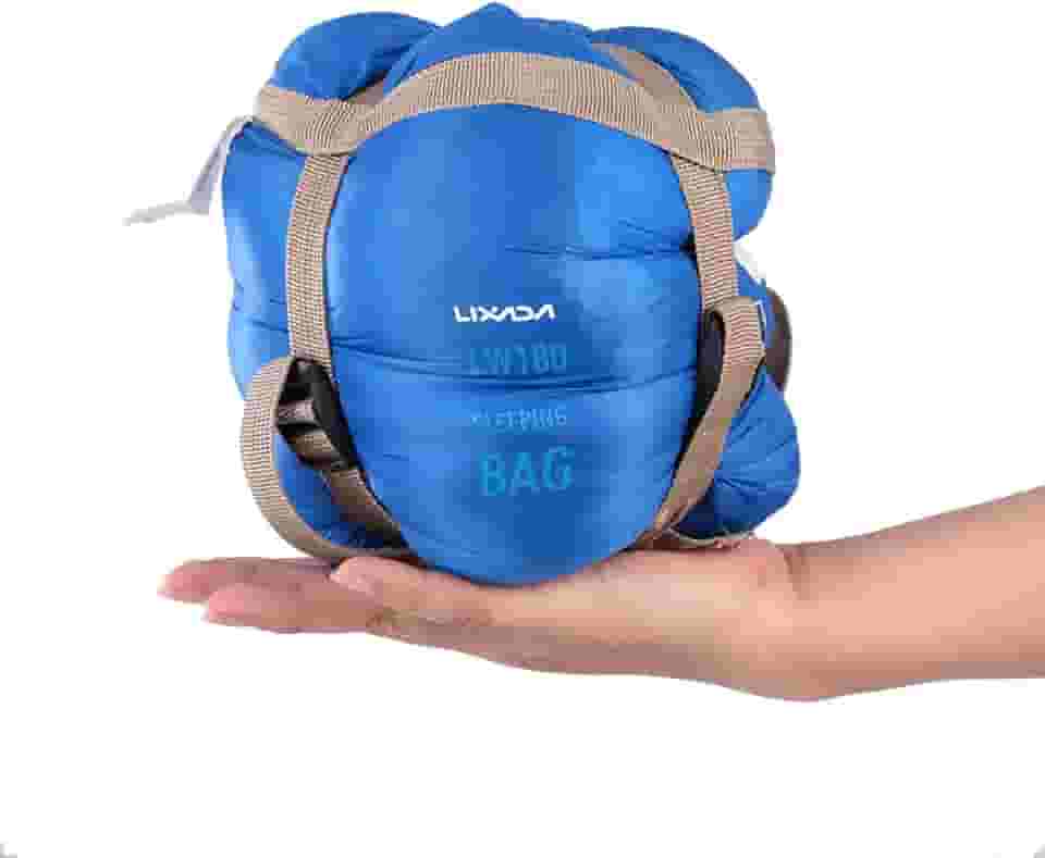 Sacos de dormir, Moniss 190 * 75cm Envelope Exterior Saco de Dormir Camping Viagem Caminhada Multifuncional Ultraleve 680g