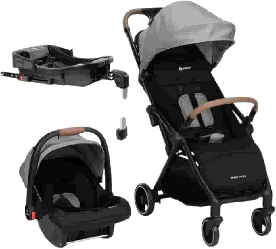 Travel System Safety 1st, Spark Plus Trio, com Isofix, 0 meses a 22 kg, Grey Frost