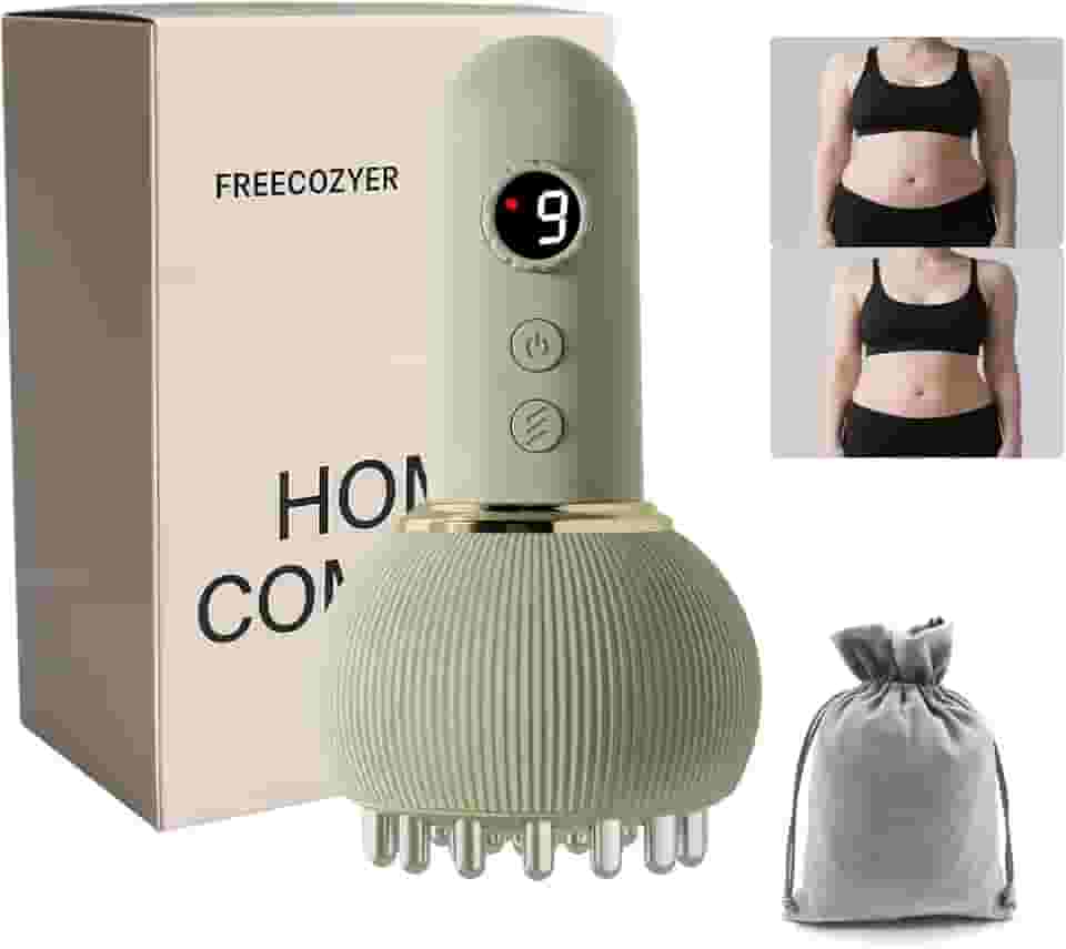 Massageador de drenagem linfática e massageador de celulite - máquina de lenços profundos com tecnologia multimodo, terapia de calor e luz, para pernas, braços e barriga, máquina de