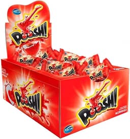 Chicle Poosh Morango 200g