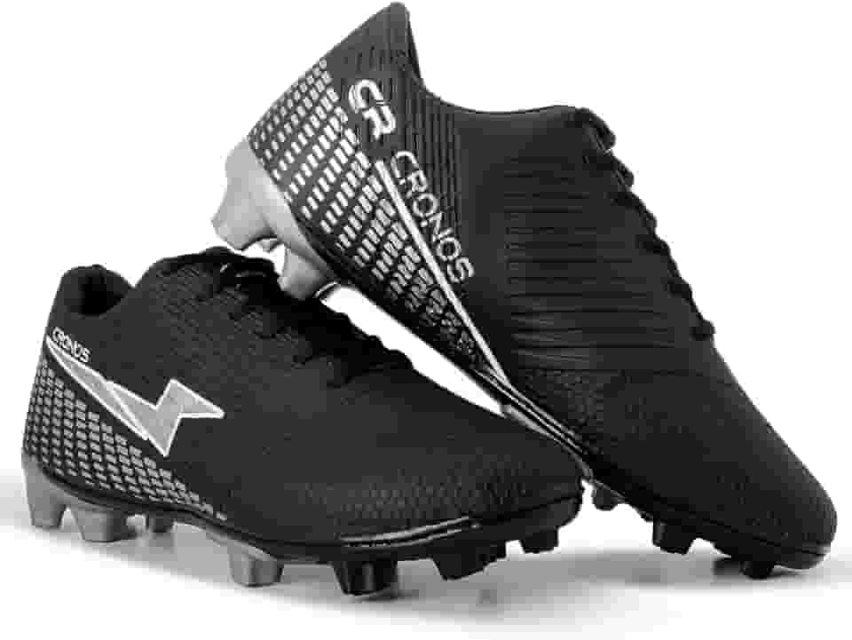 Chuteira Campo Cronos Masculino Feminino Adulto Sola Costurada Coonfortável Leve