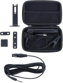 YIJU Microfone com Fio para Instrumento Musical, Microfone de Clipe, Acessórios Profissionais Portáteis para Instrumentos Musicais para Tocar Peças de Perf, 4 Pinos para Cajon