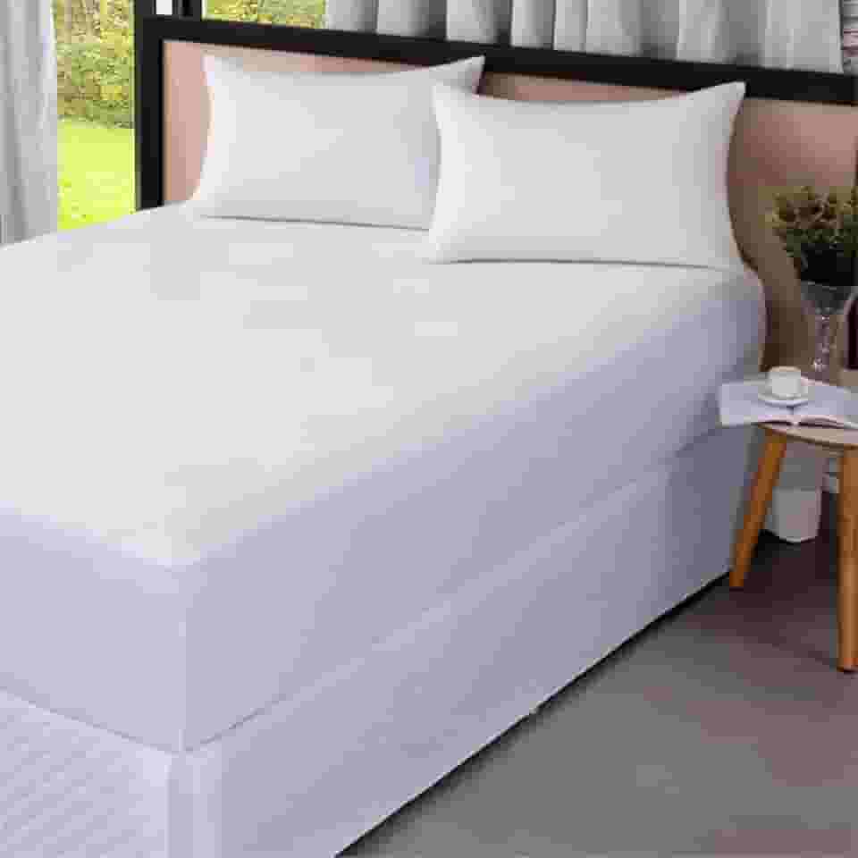 Protetor De Colchão Casal Impermeavel Jacquard com Lateral Adaptável Protege Seu Colchão Respirável e Antialergico