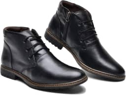 Bota Masculina Social urbana de couro leve AE1005