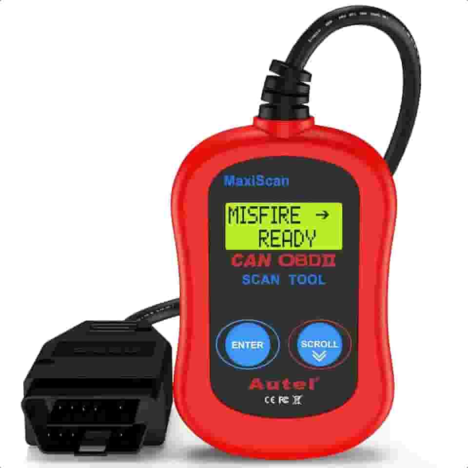 Scanner Automotivo OBD2 Portátil MaxiScan MS300 Autel – Leitor de Códigos, Apaga Falhas e Diagnóstico em Tempo Real