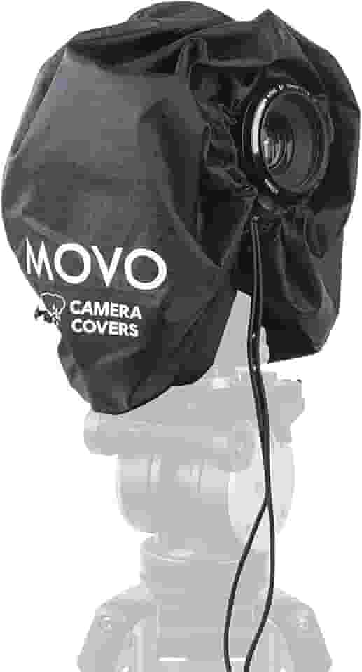 Capa de chuva de capa de chuva para câmera Movo CRC11 para câmeras DSLR e câmeras e lentes sem espelho (tamanho júnior: 11" x 14,5")