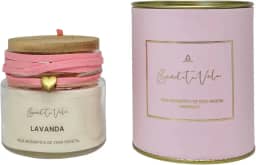 Vela perfumada aromatizada de cera vegetal Lavanda Bendita Vela