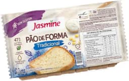 Jasmine Pão de Forma Tradicional Sem Glúten 350g