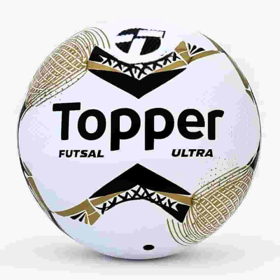 Bola Futsal Topper Ultra - Dupla Colagem Oficial Salão