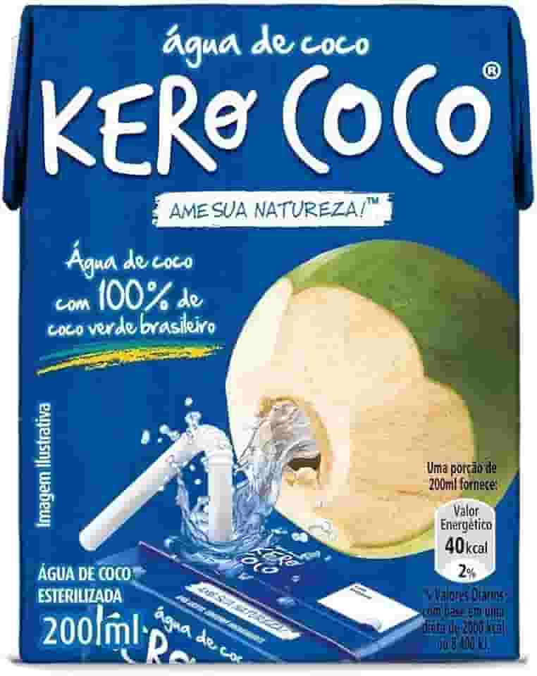 Água De Coco Esterilizada Kero Coco Caixa 200Ml
