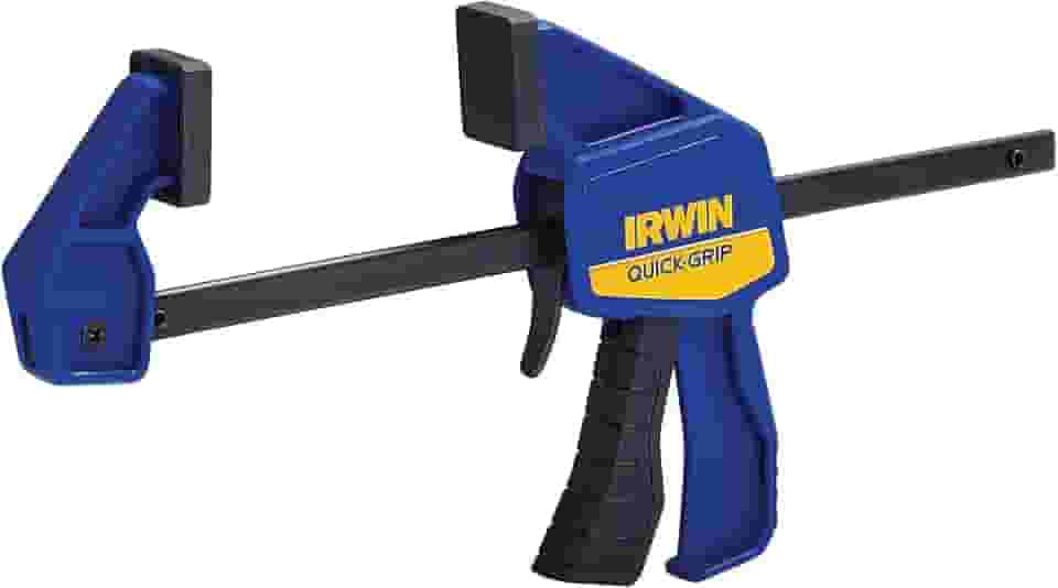 Irwin Grampo Mini, Quick Grip, com Aperto Rápido, Agilidade e Precisão para suas Tarefas, 15 cm