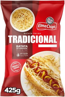 Batata Palha Tradicional Elma Chips Pacote 425g